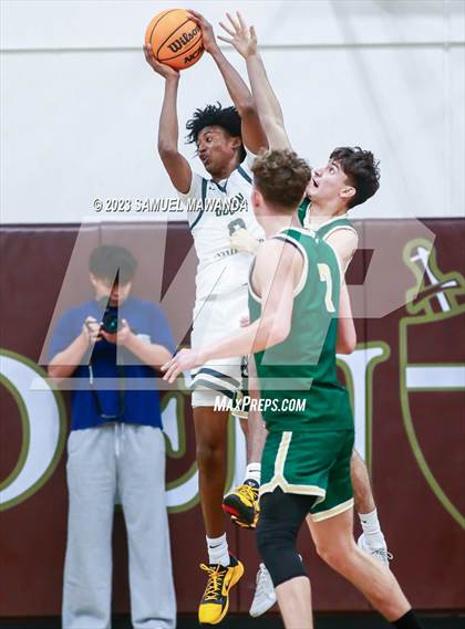 Thumbnail 2 in St. Bonaventure vs St. Francis (St. Francis Holiday Hoopfest Tournament) photogallery.