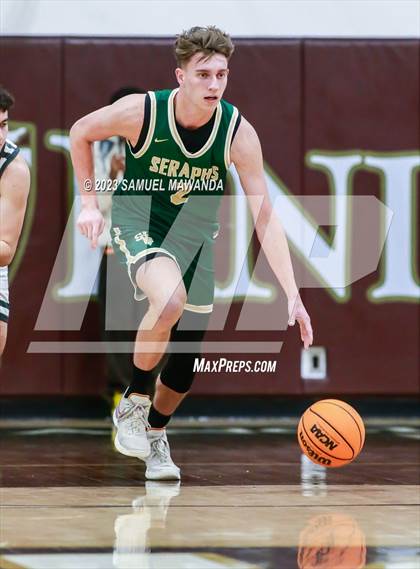 Thumbnail 1 in St. Bonaventure vs St. Francis (St. Francis Holiday Hoopfest Tournament) photogallery.