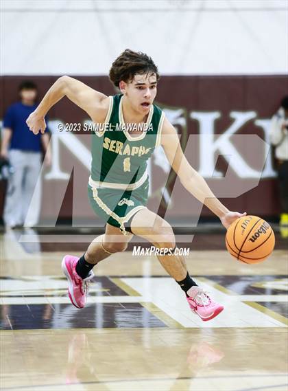 Thumbnail 2 in St. Bonaventure vs St. Francis (St. Francis Holiday Hoopfest Tournament) photogallery.