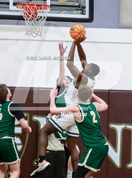 Thumbnail 2 in St. Bonaventure vs St. Francis (St. Francis Holiday Hoopfest Tournament) photogallery.
