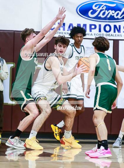 Thumbnail 2 in St. Bonaventure vs St. Francis (St. Francis Holiday Hoopfest Tournament) photogallery.