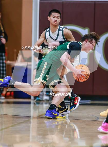 Thumbnail 2 in St. Bonaventure vs St. Francis (St. Francis Holiday Hoopfest Tournament) photogallery.