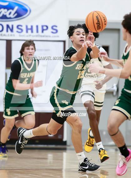 Thumbnail 2 in St. Bonaventure vs St. Francis (St. Francis Holiday Hoopfest Tournament) photogallery.