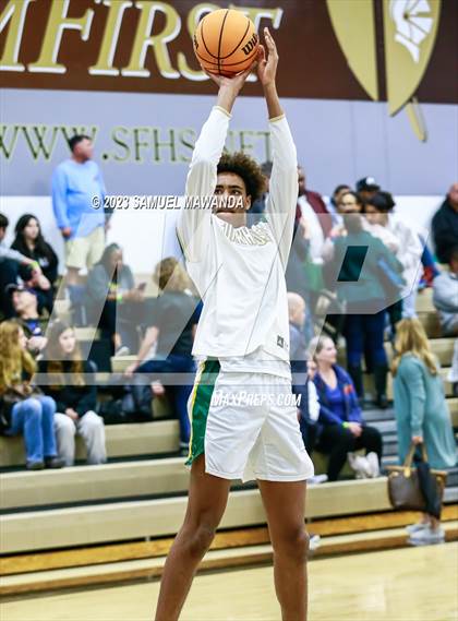 Thumbnail 2 in St. Bonaventure vs St. Francis (St. Francis Holiday Hoopfest Tournament) photogallery.