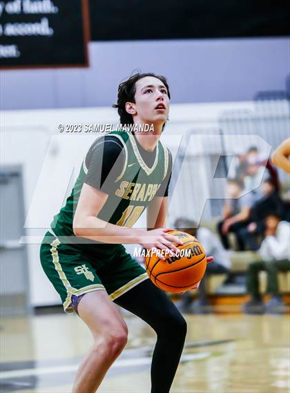 Thumbnail 3 in St. Bonaventure vs St. Francis (St. Francis Holiday Hoopfest Tournament) photogallery.