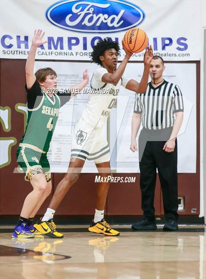 Thumbnail 2 in St. Bonaventure vs St. Francis (St. Francis Holiday Hoopfest Tournament) photogallery.