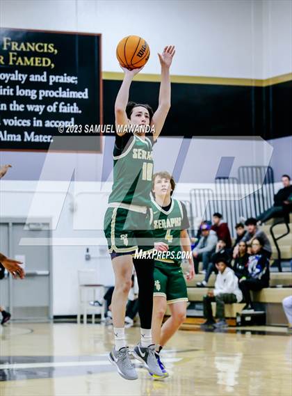 Thumbnail 2 in St. Bonaventure vs St. Francis (St. Francis Holiday Hoopfest Tournament) photogallery.