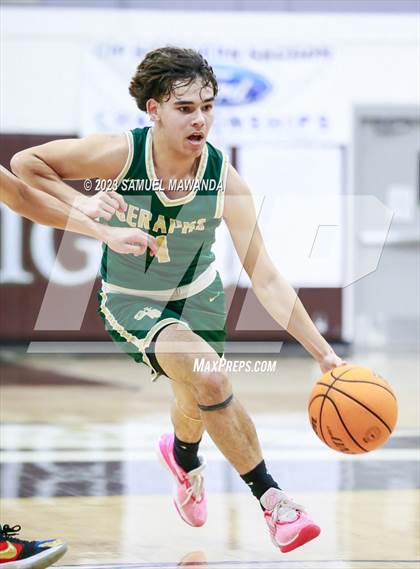 Thumbnail 2 in St. Bonaventure vs St. Francis (St. Francis Holiday Hoopfest Tournament) photogallery.