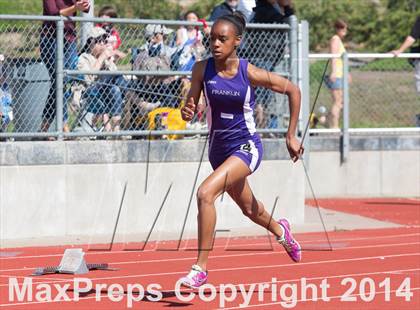 Thumbnail 3 in CAL Invitational Girls Track and Field photogallery.
