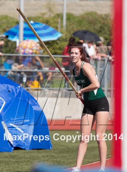 Thumbnail 1 in CAL Invitational Girls Track and Field photogallery.