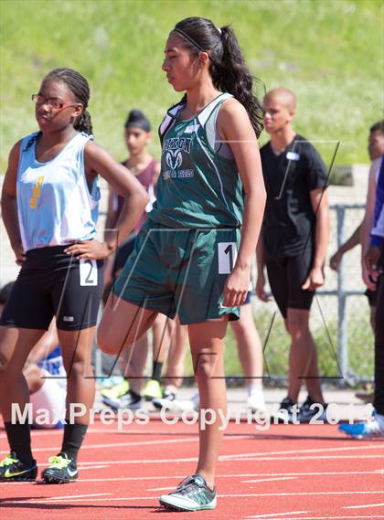 Thumbnail 3 in CAL Invitational Girls Track and Field photogallery.
