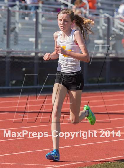Thumbnail 2 in CAL Invitational Girls Track and Field photogallery.