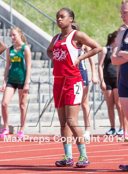 Thumbnail 3 in CAL Invitational Girls Track and Field photogallery.