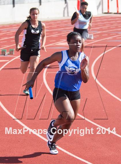 Thumbnail 1 in CAL Invitational Girls Track and Field photogallery.