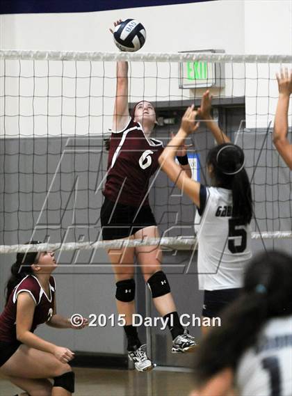Thumbnail 2 in Gabrielino vs Covina (Garey Tri-City Tournament) photogallery.