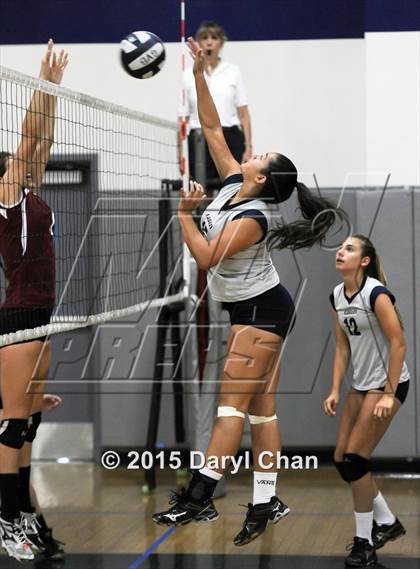 Thumbnail 1 in Gabrielino vs Covina (Garey Tri-City Tournament) photogallery.