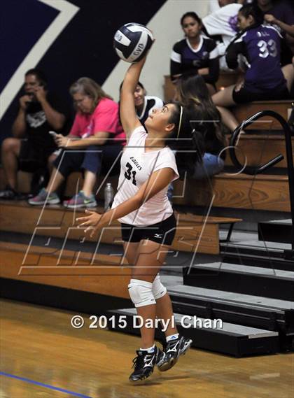Thumbnail 3 in Gabrielino vs Covina (Garey Tri-City Tournament) photogallery.