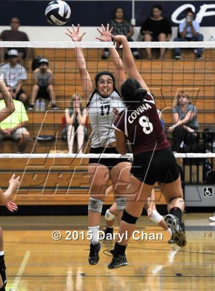 Thumbnail 3 in Gabrielino vs Covina (Garey Tri-City Tournament) photogallery.