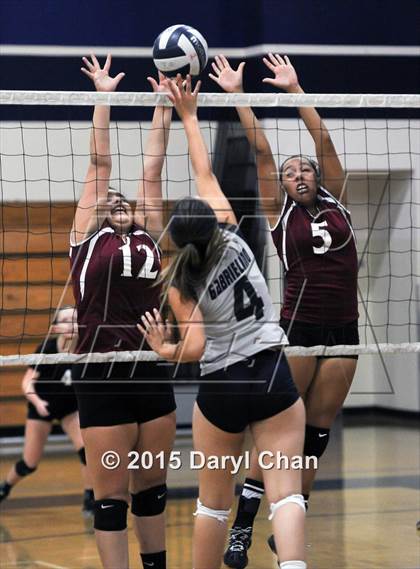 Thumbnail 1 in Gabrielino vs Covina (Garey Tri-City Tournament) photogallery.