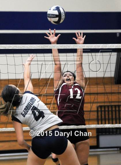Thumbnail 1 in Gabrielino vs Covina (Garey Tri-City Tournament) photogallery.