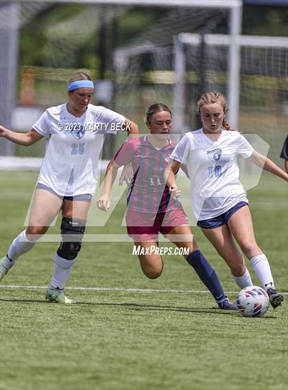 Thumbnail 2 in Father Tolton v Villa Duchesne (MSHSAA Class 1 State Championship) photogallery.
