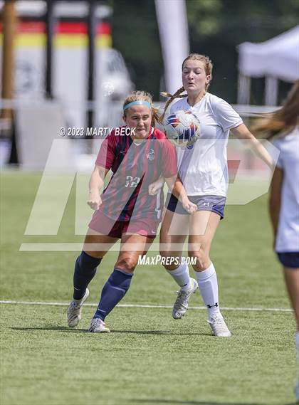 Thumbnail 2 in Father Tolton v Villa Duchesne (MSHSAA Class 1 State Championship) photogallery.