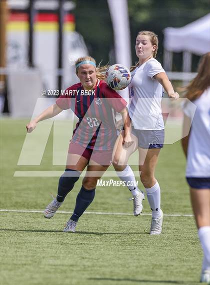 Thumbnail 2 in Father Tolton v Villa Duchesne (MSHSAA Class 1 State Championship) photogallery.