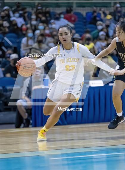 Thumbnail 1 in Sacred Hearts Academy vs Hawaii Baptist Academy (HHSAA Division 2 Championship) photogallery.