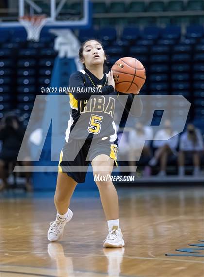 Thumbnail 2 in Sacred Hearts Academy vs Hawaii Baptist Academy (HHSAA Division 2 Championship) photogallery.