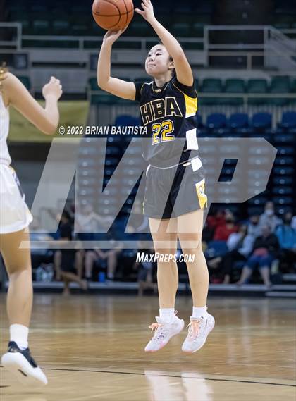 Thumbnail 1 in Sacred Hearts Academy vs Hawaii Baptist Academy (HHSAA Division 2 Championship) photogallery.
