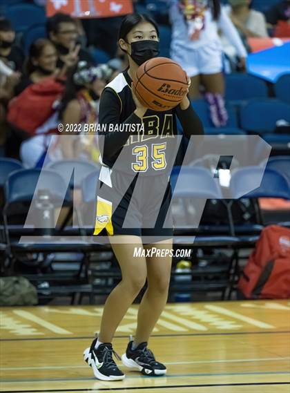 Thumbnail 2 in Sacred Hearts Academy vs Hawaii Baptist Academy (HHSAA Division 2 Championship) photogallery.
