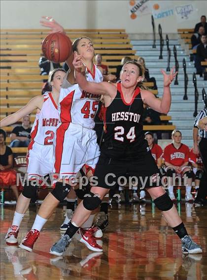 Thumbnail 1 in Hesston vs. McPherson (KSHSAA 4A Substate Finals) photogallery.