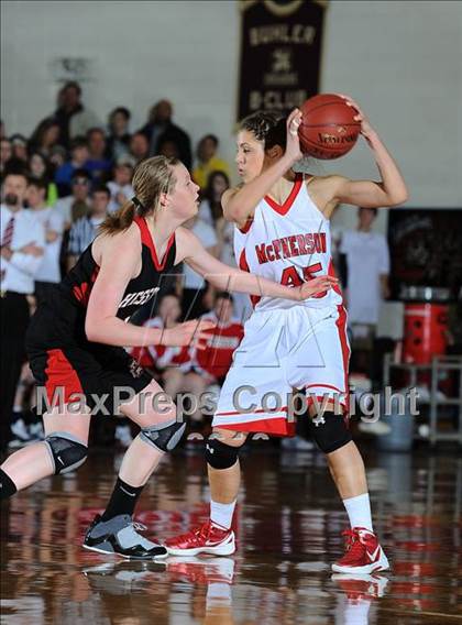 Thumbnail 2 in Hesston vs. McPherson (KSHSAA 4A Substate Finals) photogallery.