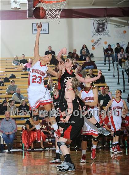 Thumbnail 2 in Hesston vs. McPherson (KSHSAA 4A Substate Finals) photogallery.