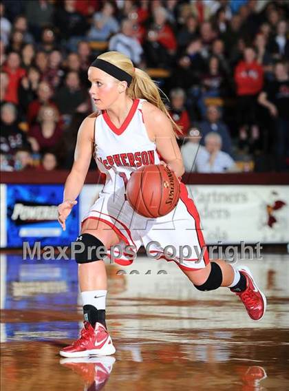 Thumbnail 3 in Hesston vs. McPherson (KSHSAA 4A Substate Finals) photogallery.