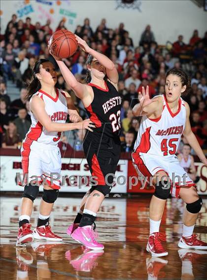 Thumbnail 1 in Hesston vs. McPherson (KSHSAA 4A Substate Finals) photogallery.