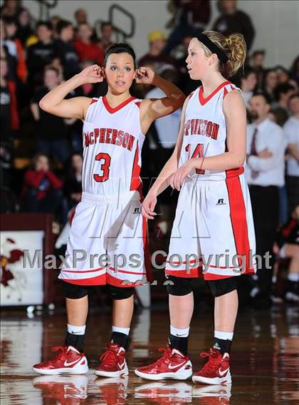 Thumbnail 3 in Hesston vs. McPherson (KSHSAA 4A Substate Finals) photogallery.