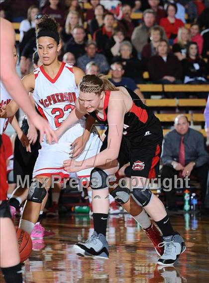 Thumbnail 1 in Hesston vs. McPherson (KSHSAA 4A Substate Finals) photogallery.