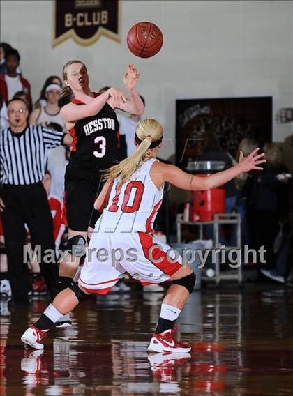 Thumbnail 1 in Hesston vs. McPherson (KSHSAA 4A Substate Finals) photogallery.
