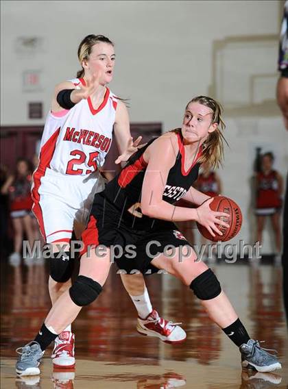 Thumbnail 2 in Hesston vs. McPherson (KSHSAA 4A Substate Finals) photogallery.
