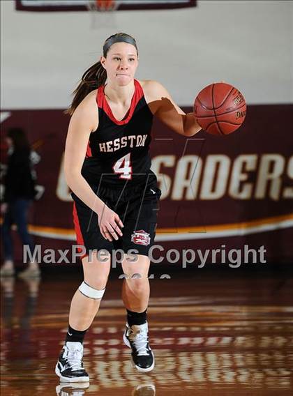 Thumbnail 3 in Hesston vs. McPherson (KSHSAA 4A Substate Finals) photogallery.