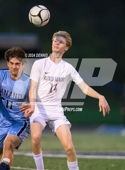 Thumbnail 3 in Gananda Central vs Alfred-Almond (NYSPSAA Section V Class C First Round) photogallery.