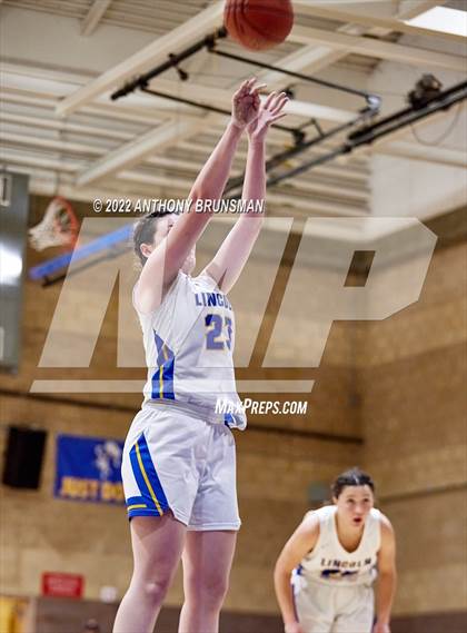 Thumbnail 3 in Oakland Tech @ Lincoln (CIF D3 NorCal Regional Final) photogallery.