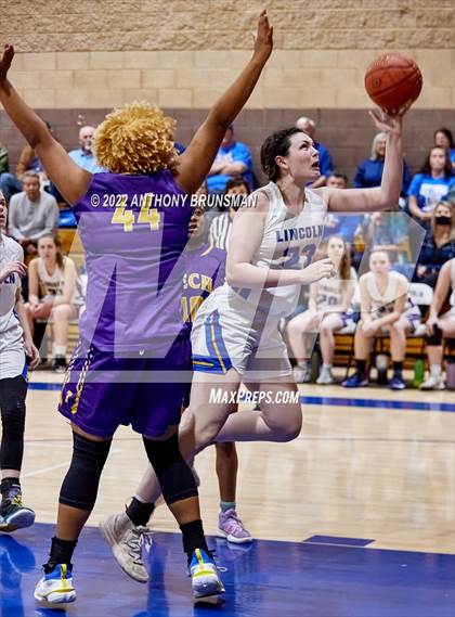 Thumbnail 1 in Oakland Tech @ Lincoln (CIF D3 NorCal Regional Final) photogallery.