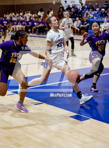 Thumbnail 1 in Oakland Tech @ Lincoln (CIF D3 NorCal Regional Final) photogallery.