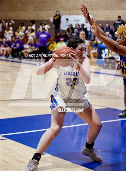Thumbnail 2 in Oakland Tech @ Lincoln (CIF D3 NorCal Regional Final) photogallery.
