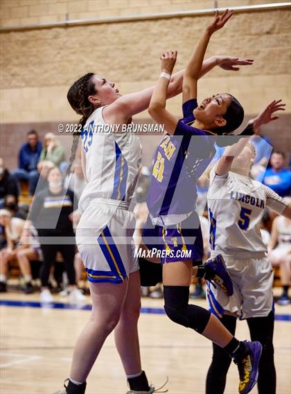 Thumbnail 1 in Oakland Tech @ Lincoln (CIF D3 NorCal Regional Final) photogallery.