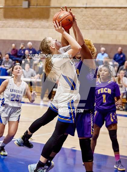 Thumbnail 1 in Oakland Tech @ Lincoln (CIF D3 NorCal Regional Final) photogallery.