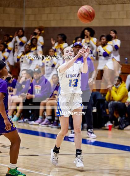 Thumbnail 1 in Oakland Tech @ Lincoln (CIF D3 NorCal Regional Final) photogallery.