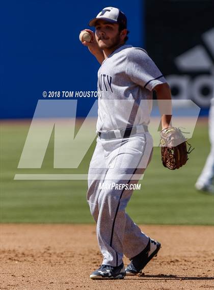 Thumbnail 3 in Fillmore vs Trinity Classical Academy (CIF-SS D7 Final) photogallery.